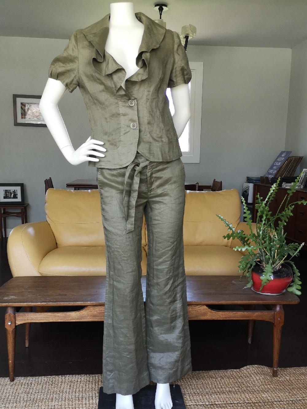 Gilani linen pant suit